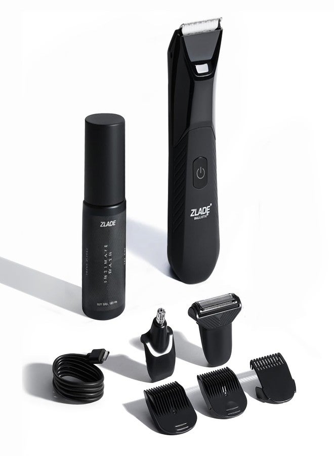 مجموعة زلاد باليستيك نيو للعناية الشخصية للمناطق الحساسة | أداة متعددة الاستخدامات + غسول للمناطق الحساسة | مجموعة العناية الشخصية للرجال | عناية دقيقة، تنظيف لطيف | مقاومة للماء، لاسلكية